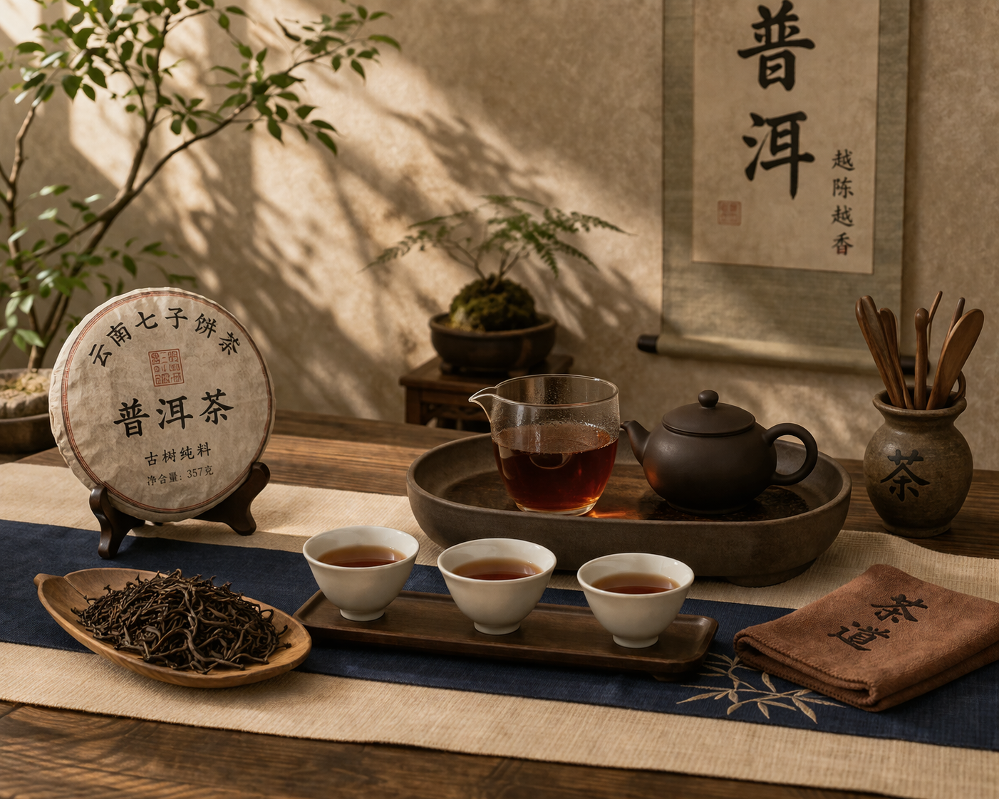 pu'er tea ceremony